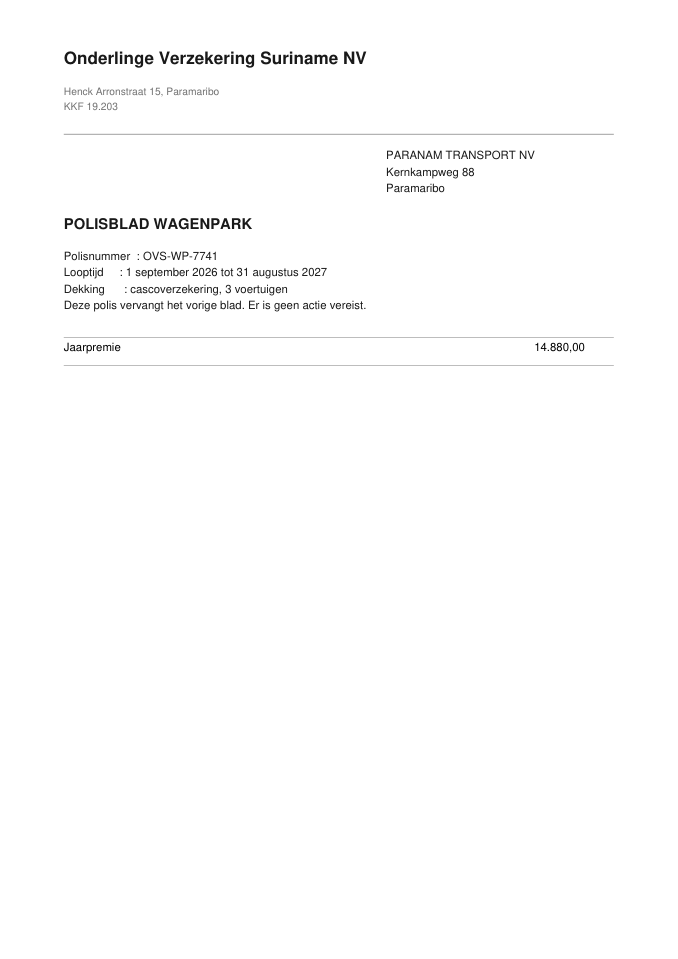 het document
