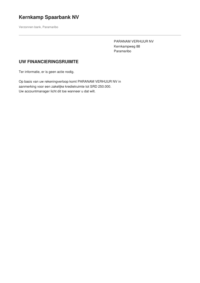 het document